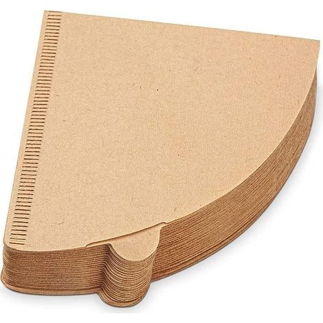 Papiers Filtres à Café 200 PièCes, Papier 2 CôNes, 1-4 Tasses, Filtre à Café en Papier Naturel pour V60, CôNes de Goutteurs de Café (1/5)