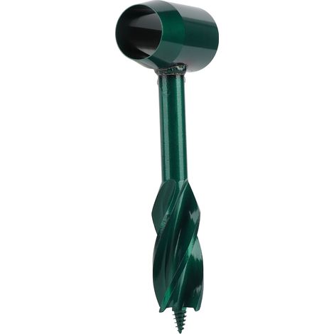 Mèche à bois multifonction en acier carbone trempé, haute dureté, coupe précise, foret manuel pour menuiserie, vert, 1 pièce (1/5)