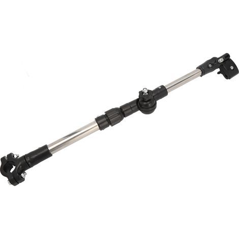Support d'ombrelle universel pour fauteuil roulant - Tige réglable en acier inoxydable (1/5)