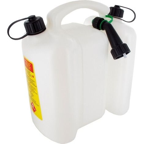 Kraftstoffkanister doppelt weißes 6 + 3 L TECOMEC