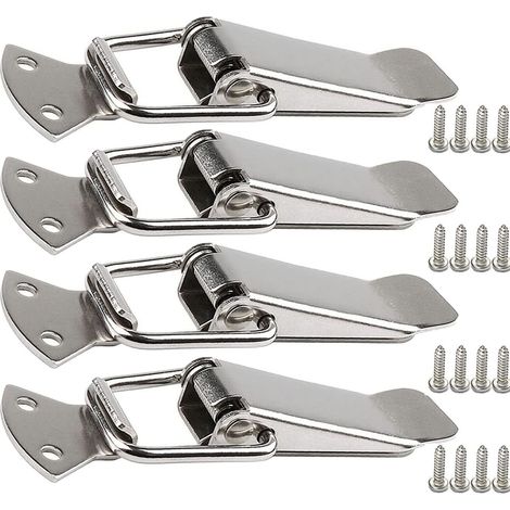Fermoir de tension en acier inoxydable avec vis, fermoir à levier de 56 mm, clip de serrage, fermeture de boîte, verrouillage pour boîte à outils (1/5)