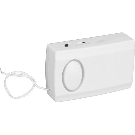 Alarme de porte sans fil blanche à haut niveau sonore, détecteur d'alarme antivol pour portes et fenêtres. (1/5)