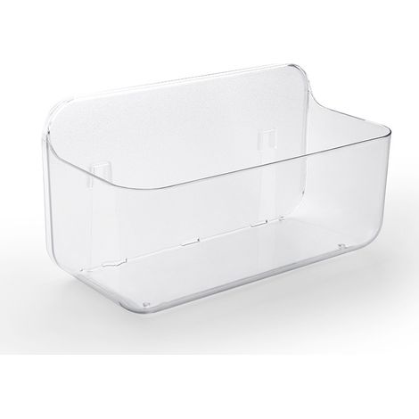 Étagère murale à scratch pour salle de bain, boîte de rangement pour cuisine et salle de bain, porte-toilettes, sans perçage (1/5)