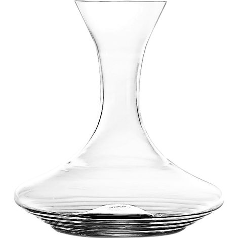 Zafferano Carafe Collection Esperienze En Verre Sonore Supérieur Fait À La Main, Design Élégant Avec Rainures Internes Pour L'Oxygénation Du Vin (1/4)