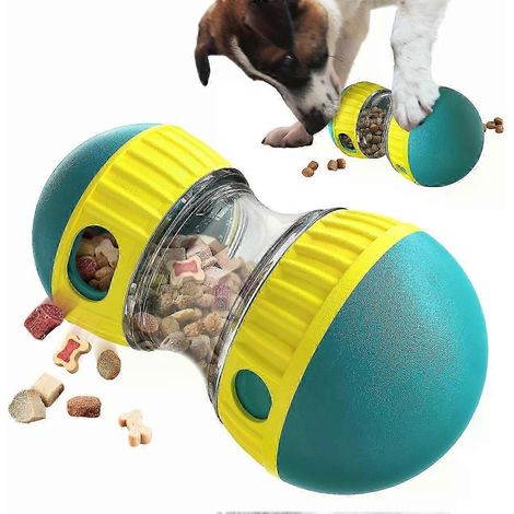 Jouet pour chien (1 pièce) pour cacher la nourriture, jouet à alimentation lente, jouet en forme de balle, jouet interactif et éducatif pour chien, cadeau de Noël (1/5)