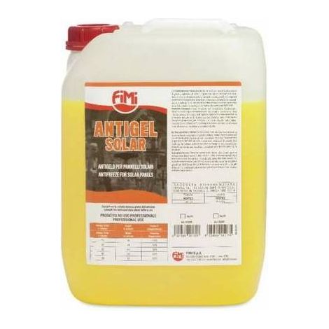 LIQUIDO ANTIGELO PER PANNELLI SOLARI ANTIGEL SOLAR Misura: kg 5