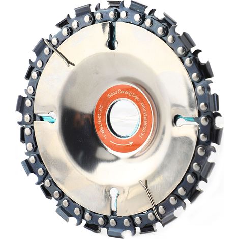 Disque et chaîne pour meuleuse d'angle 4" à 22 dents, compatible avec les meuleuses d'angle de 100/115 mm. (1/5)