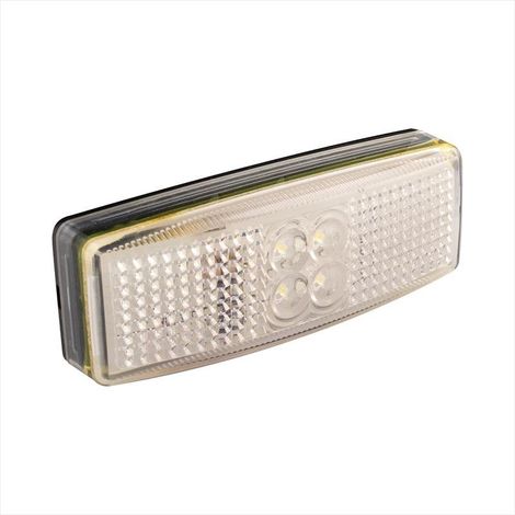 Feu de position avant 12/24V blanc 110x40mm LED (1/4)