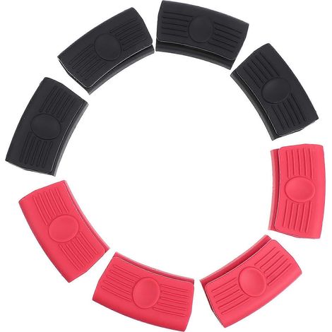 Lot de 4 poignées d'assistance en silicone, manchons isolants pour poignées de casseroles. (1/5)