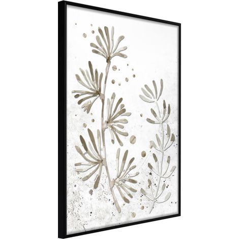 Affiche Murale Encadrée "Dried Plants" 40 x 60 cm Noir