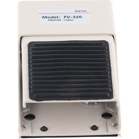 Pédale pneumatique FV320, valve à pied 2 positions 3 voies, interrupteur au pied pour commande manuelle, usage industriel, actionnement précis, modèle FV320, robuste et fiable. (1/5)