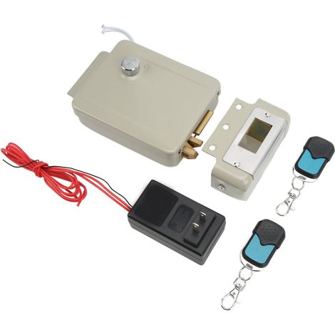 Serrure électronique à ouverture à gauche, pêne dormant intelligent sans clé avec 2 télécommandes, contrôle d'accès pour la sécurité de votre domicile (1/5)
