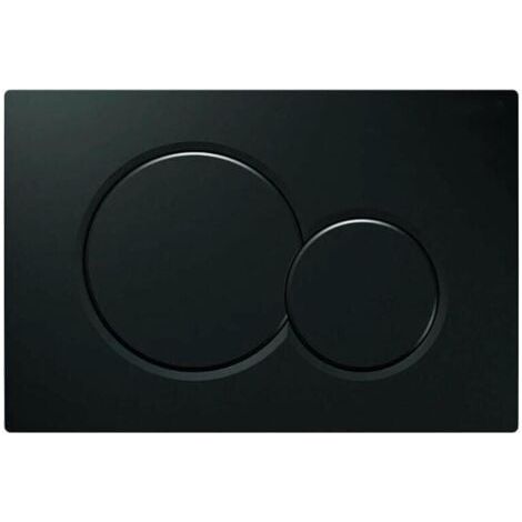 Plaque de déclenchement, pièces détachées pour réservoir, anciens modèles Plaque de déclenchement pour UP320 et 300, double chasse, 1 pièce noire (1/3)