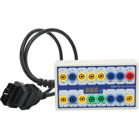 Boîtier de dérivation OBD2 haute performance, détecteur de brochage universel pour la transmission du signal de la ligne OBD automobile (1/5)