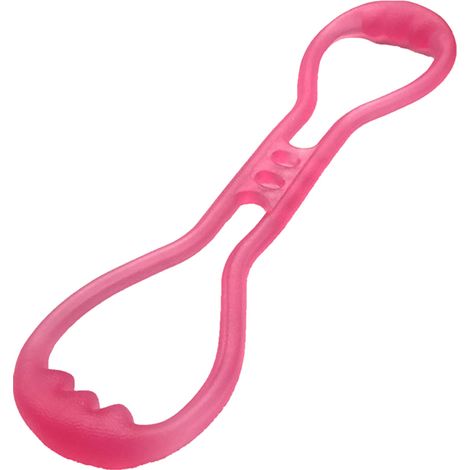 Ceinture élastique en silicone extensible à huit caractères, anti-poussière multifonction, rose (1/5)