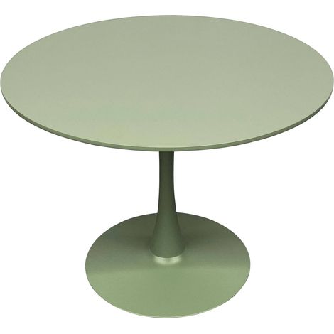 Table à manger ronde 4 personnes D100 cm vert