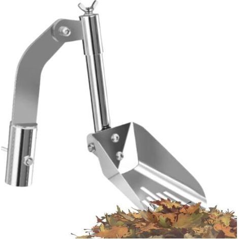 Pelle de Nettoyage pour GouttièresRacloir de Gouttière pour Feuilles Mortes et Débris Accessoire de Nettoyage en Anti-Rouille pour Débouchage Saisonnier et Entretien des Descentes (1/5)