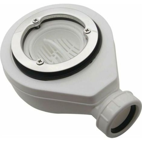 Bonde horizontale sans capot Ø90 DONA pour receveurs de douche (1/4)