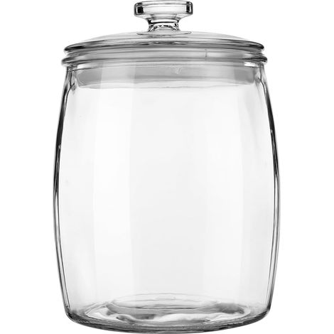 Bocal En Verre À Large Ouverture - 2300 ml - Pour Conservation Alimentaire Cuisine Et Rangement Salle De Bain - 1 Pièce (1/5)