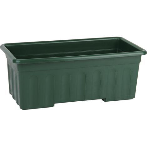 JARDINERA VERDE MODELO AZAHAR 60X22X15CM