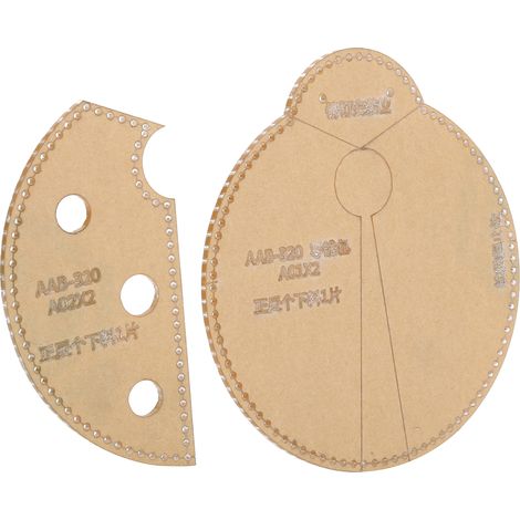 Patron de porte-monnaie coccinelle en cuir à faire soi-même (Gabarit de découpe laser en carton kraft acrylique) (1/5)