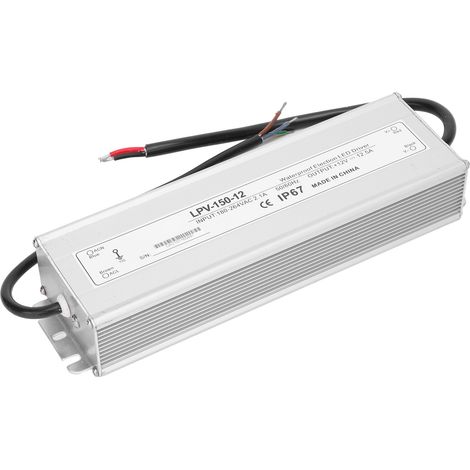 Alimentation à découpage BERM IP67 étanche avec protection contre les surtensions, 12 V CC, 150 W, LPV-150-12 (1/5)