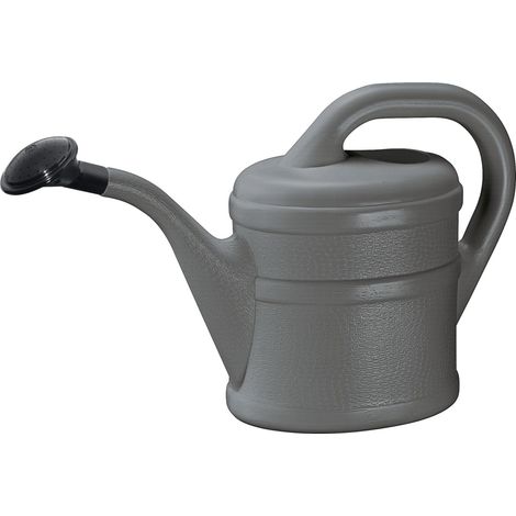 Geli Gießkanne Blumengießkanne Gartengießkanne Kunststoff 2 l, anthrazit