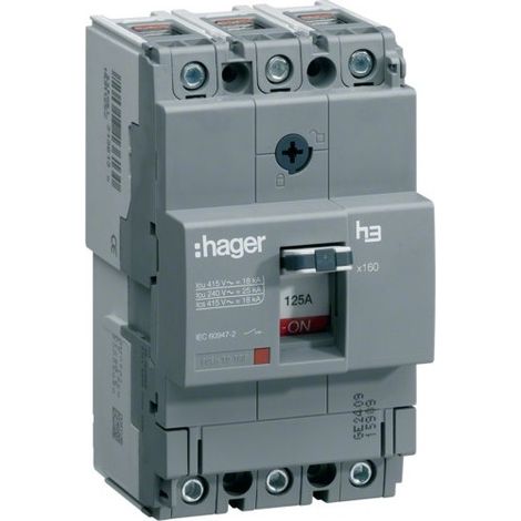 Disj.x160 3P 40kA 63A - APPAREILLAGE DE TETE HAGER HNA063H