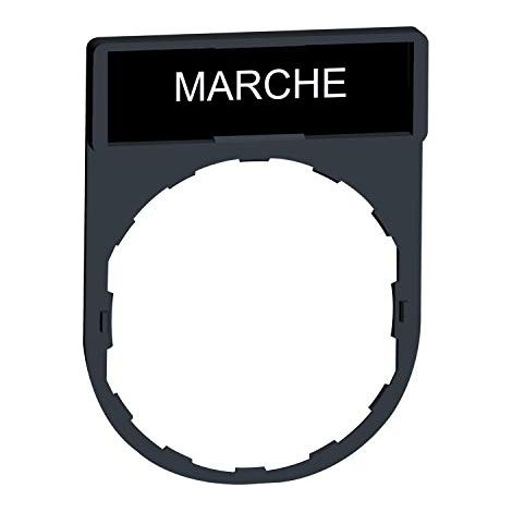 Schneider ZBY2103 Portaetiquetas 30 x 40 mm estándar - ¯22 - con etiqueta