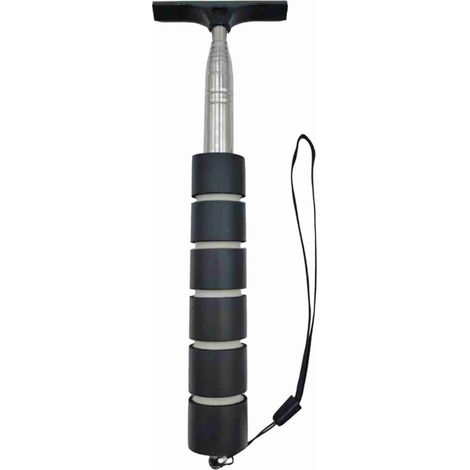 Essuie-glace de rétroviseur de voiture, raclette automatique télescopique, brosse de nettoyage latérale Portable pour pare-brise de vitre, noir
