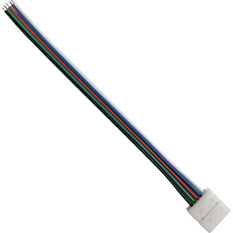 Connettore alimentazione RGBW 12mm 5pin 12-24V Polux (1/4)