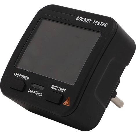 Testeur de courant de fuite ZTE2 pour prises électriques, détecteur de courant de fuite pour fils neutre et phase, détecteur de défauts sur la ligne électrique, prise standard européenne, 0,1 V 250 V (1/5)