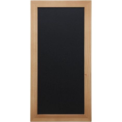 Ardoise murale rectangulaire, 20 x 24 cm, Teck
