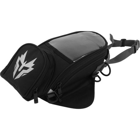 Motorrad-Tankrucksack mit Touchscreen, verstellbarem Gurt, wasserdichtem Oxford-Gewebe, Universalweiß (1/5)