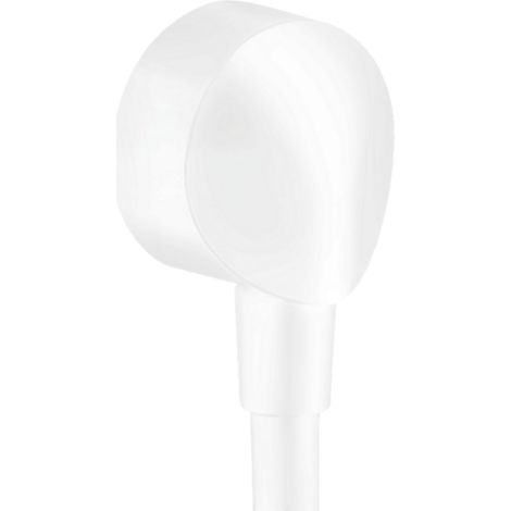 HANSGROHE FixFit E codo de conexión Blanco mate (1/4)