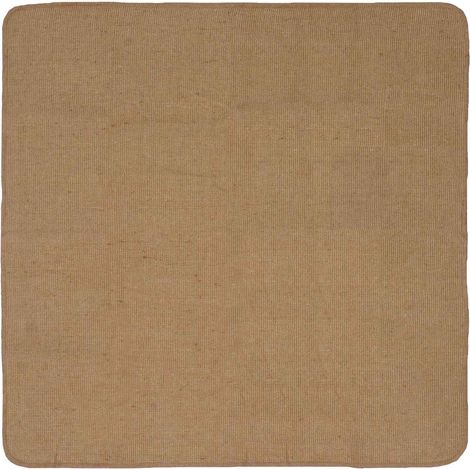 Area Rugs Light Brown 160 x 160 cm Jute vidaXL