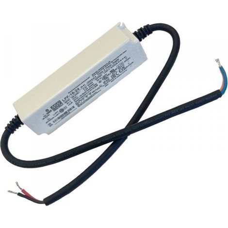 MW MEAN WELL LPF-16-24 Alimentatore Led Driver CC CV 24V 0,67A 16W IP67 Input 220V e 110V