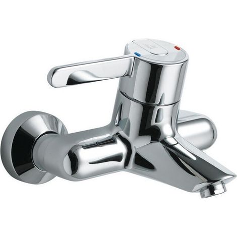 Mitigeur de lavabo mural CERAPLUS manette 120 mm chromé IDEAL STANDARD