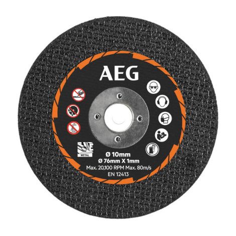 5 dischi abrasivi AEG - 76 mm - AAKMMMC05