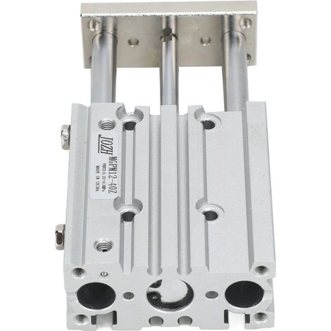 Ej.Life 3-Stab-Pneumatikzylinder, 12 Mm Bohrung, 40 Mm Hub, SMC-Typ, Doppeltwirkende Aluminiumlegierung mit Luftführung, Hub, Mechanisches Übertragungsgerät, Werkzeuge für die Industrie (1/5)