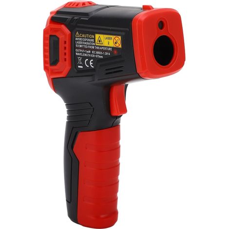 Thermomètre Industriel, écran LCD Couleur, Température Infrarouge Haute Précision, sans, -50 ℃ à + 800 ℃ avec écran Couleur (1/5)
