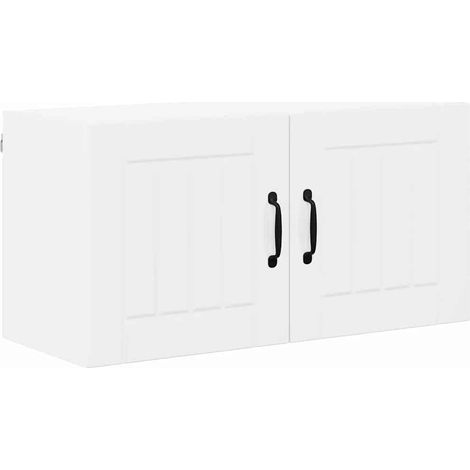 Meubles de Rangement,Armoire de cuisine avec étagère Blanc brillant 80 x 31 x 40 cm CFW745566 (1/5)