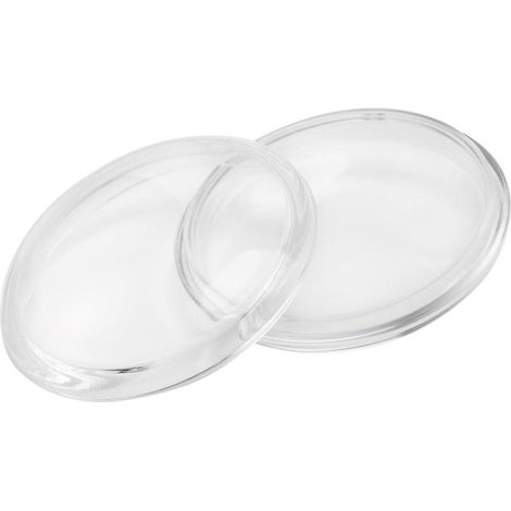 Juego de 2 faros antiniebla, de 90 mm de diámetro, fabricados en cristal templado antivaho.