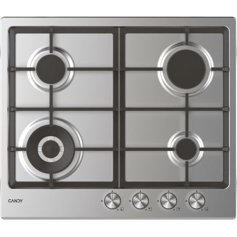 Candy ESSENZA CDIH6GBFE4WX Edelstahl Integriert 60 cm Gaskochfeld 4 Zone(n)