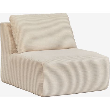 Fauteuil Temple en velours côtelé emballé sous vide SKLUM (1/5)