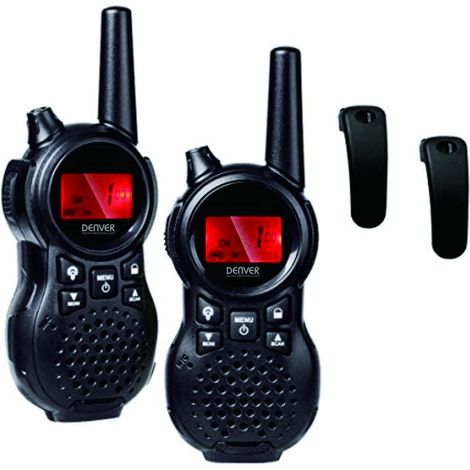Denver Denver WTA446 Walkie Talkie für Kinder - 5 km Reichweite - 2 Geräte - 8 Kanäle - Gürtelclip (1/5)