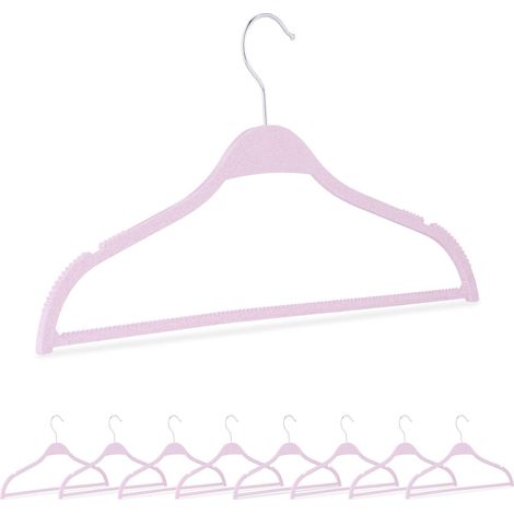 Perchas de ropa de paja de trigo - 10 piezas