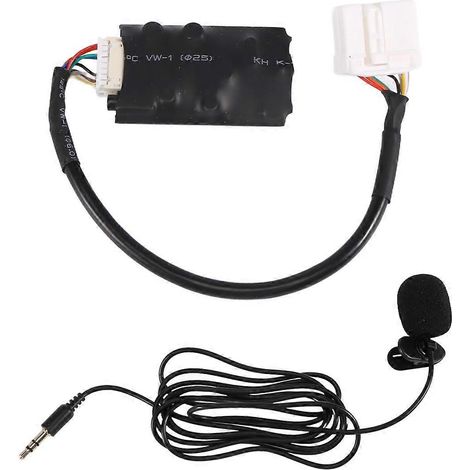 Autoradio-Audioadapter Bluetooth Aux-Kabel Mikrofon Freisprecheinrichtung