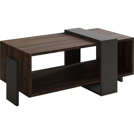 Couchtisch aus Holz "Meleni" - 90 x 49 x 40 cm - Braun