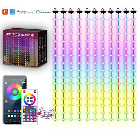 Tuya Tenda Luminosa a LED RGBIC Smart WiFi e Bluetooth 3x3 Metri - 450 LED (1/5)